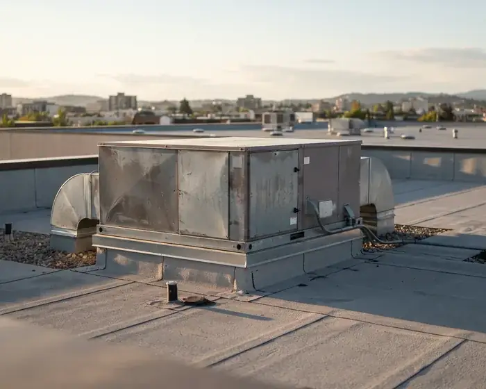 Commercial building serviced by Tristar Duct Cleaning,
